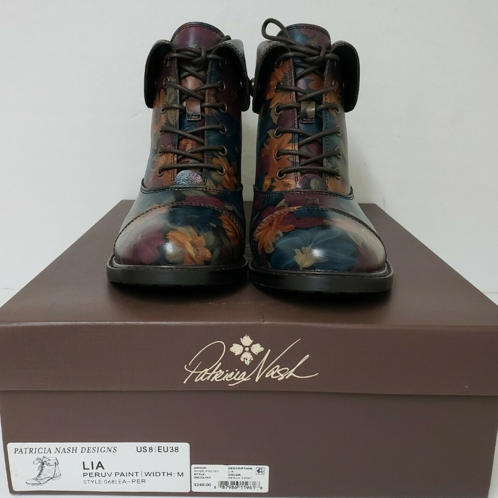 Patricia Nash Women's  Boots LIA PERUVIAN PAINT - Picture 2 of 8